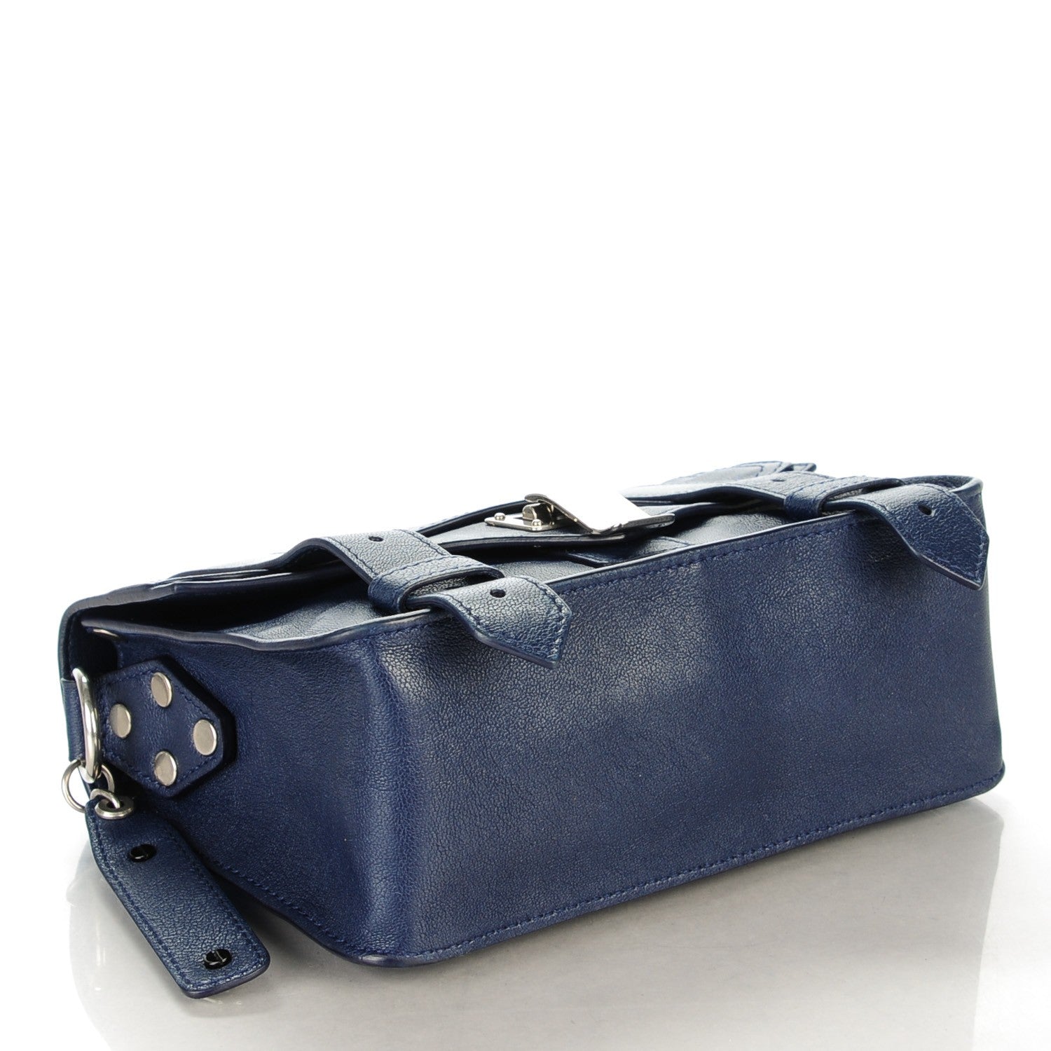 Proenza Schouler Lambskin PS1 Mini Pouch Messenger Bag Indigo 4 of 8