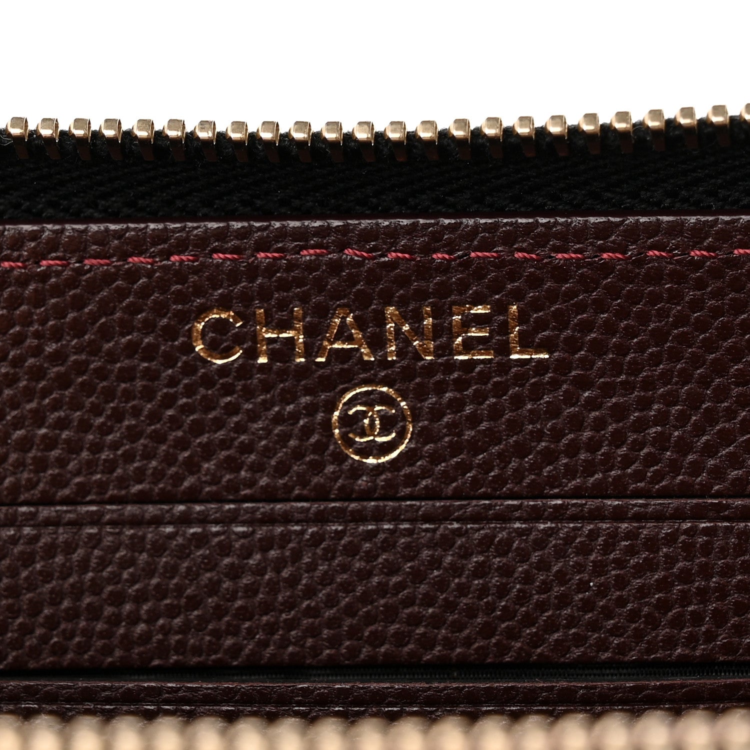 Chanel Caviar Quilted Small Zip Around Wallet Black 7 of 13