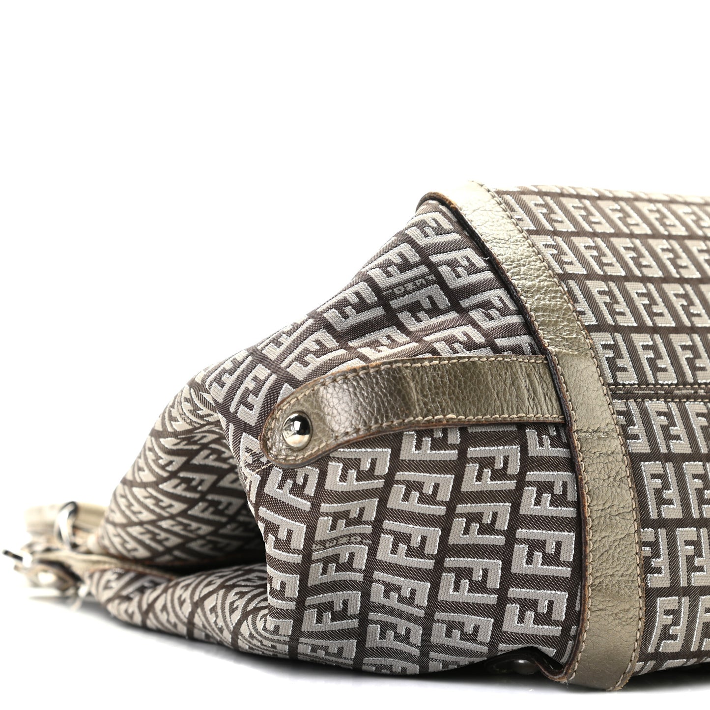Zucchino Vachetta Shoulder Bag Caffe Argilla Canna di Fucile