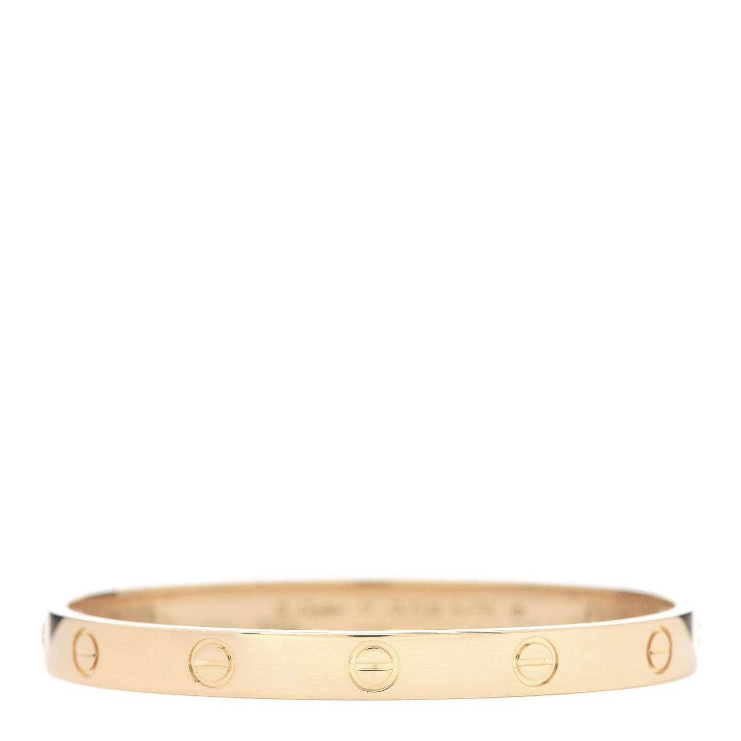18K Yellow Gold LOVE Bracelet 17
