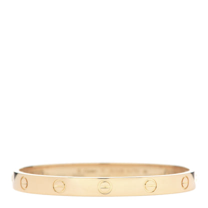 Cartier 18K Yellow Gold LOVE Bracelet 17 3 of 7