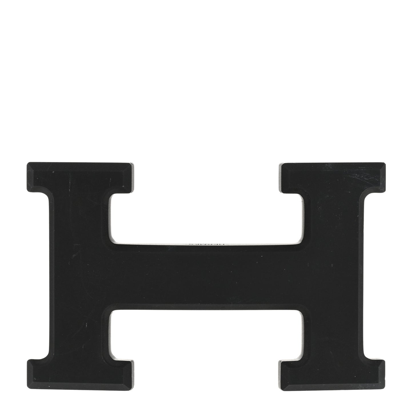 PVD Plated 32mm H Belt Buckle Black