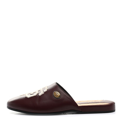 Gucci X MLB Calfskin SF Giants Embroidered Womens GG Slippers 38 Vintage Bordeaux 1 of 9