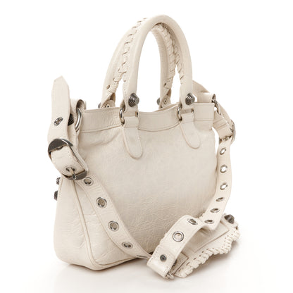 Balenciaga Agneau Arena Neo Cagole Medium Handbag White 2 of 11