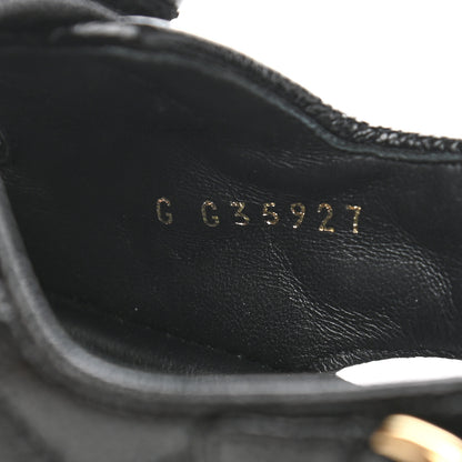 Chanel Grained Calfskin Velcro Dad Sandals 36 Black 9 of 10