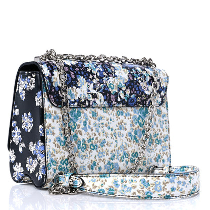 Louis Vuitton Printed Calfskin Flower Twist Shoulder Bag MM 4 of 9