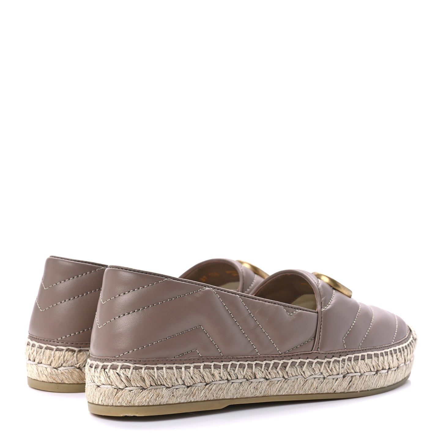 Nappa Matelasse GG Marmont Espadrilles 37 Porcelain Rose