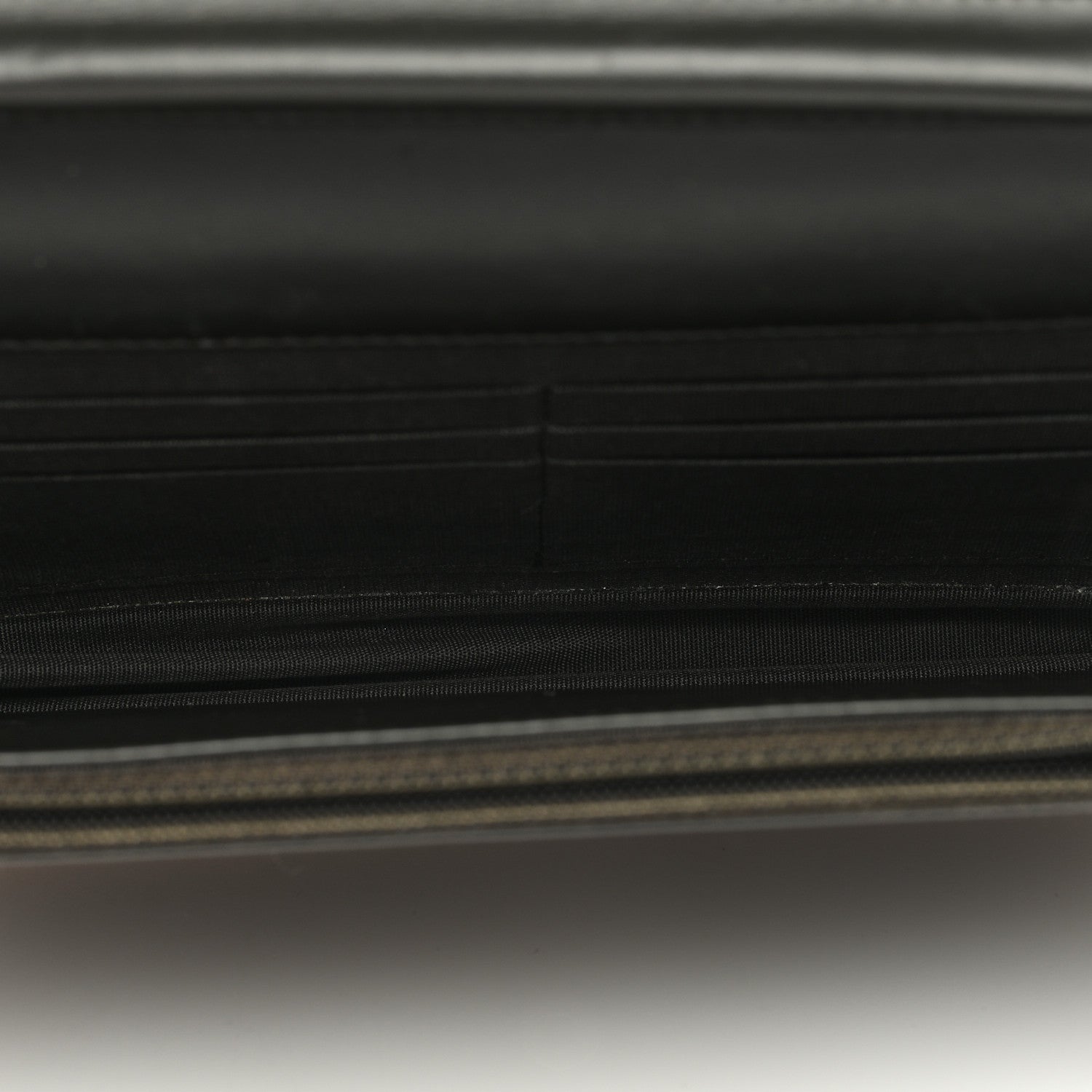 Chanel Caviar Timeless CC Wallet on Chain WOC Grey 5 of 11