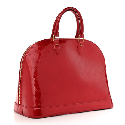 Louis Vuitton Vernis Alma GM Rose Indien 3 of 12