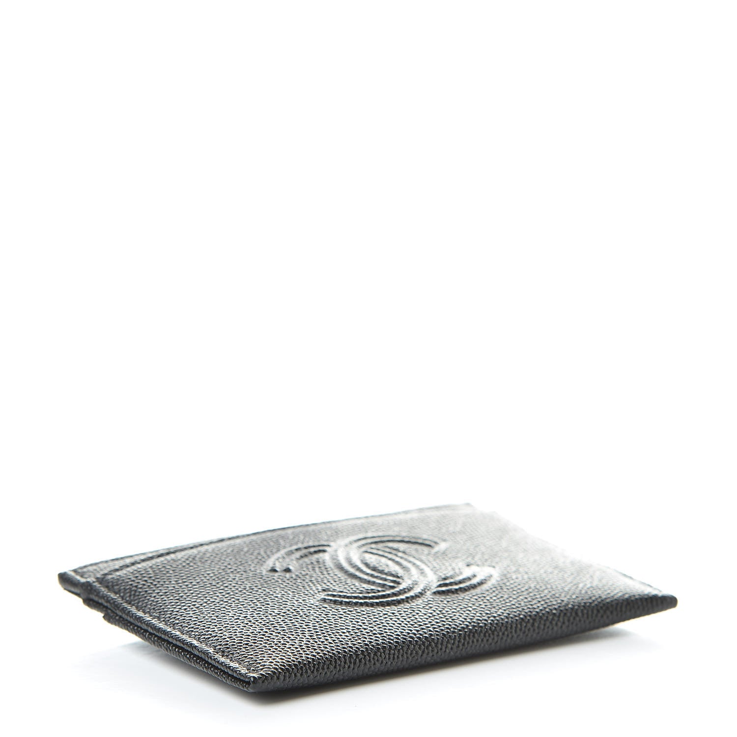 Chanel Caviar CC Card Holder Black 4 of 9