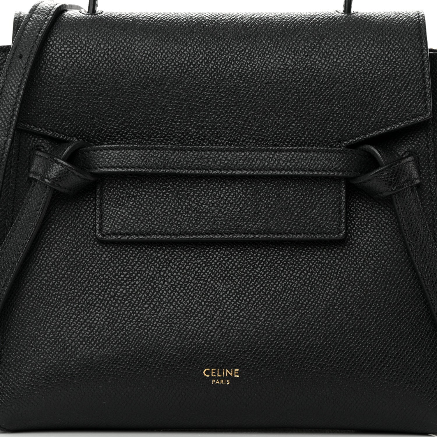 Celine Grained Calfskin Nano Belt Bag Black 8 of 15