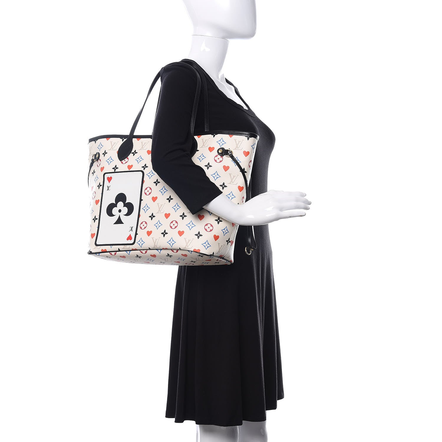 Louis Vuitton Game On Neverfull MM White 2 of 10
