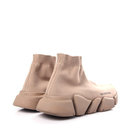 Balenciaga Technical 3D Recycled Knit Womens Speed 2.0 Sneakers 39 Monocolor Beige 4 of 11