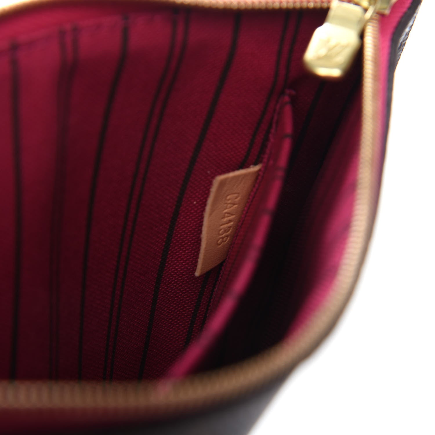 Louis Vuitton Monogram Neverfull MM GM Pochette Pivoine 7 of 7