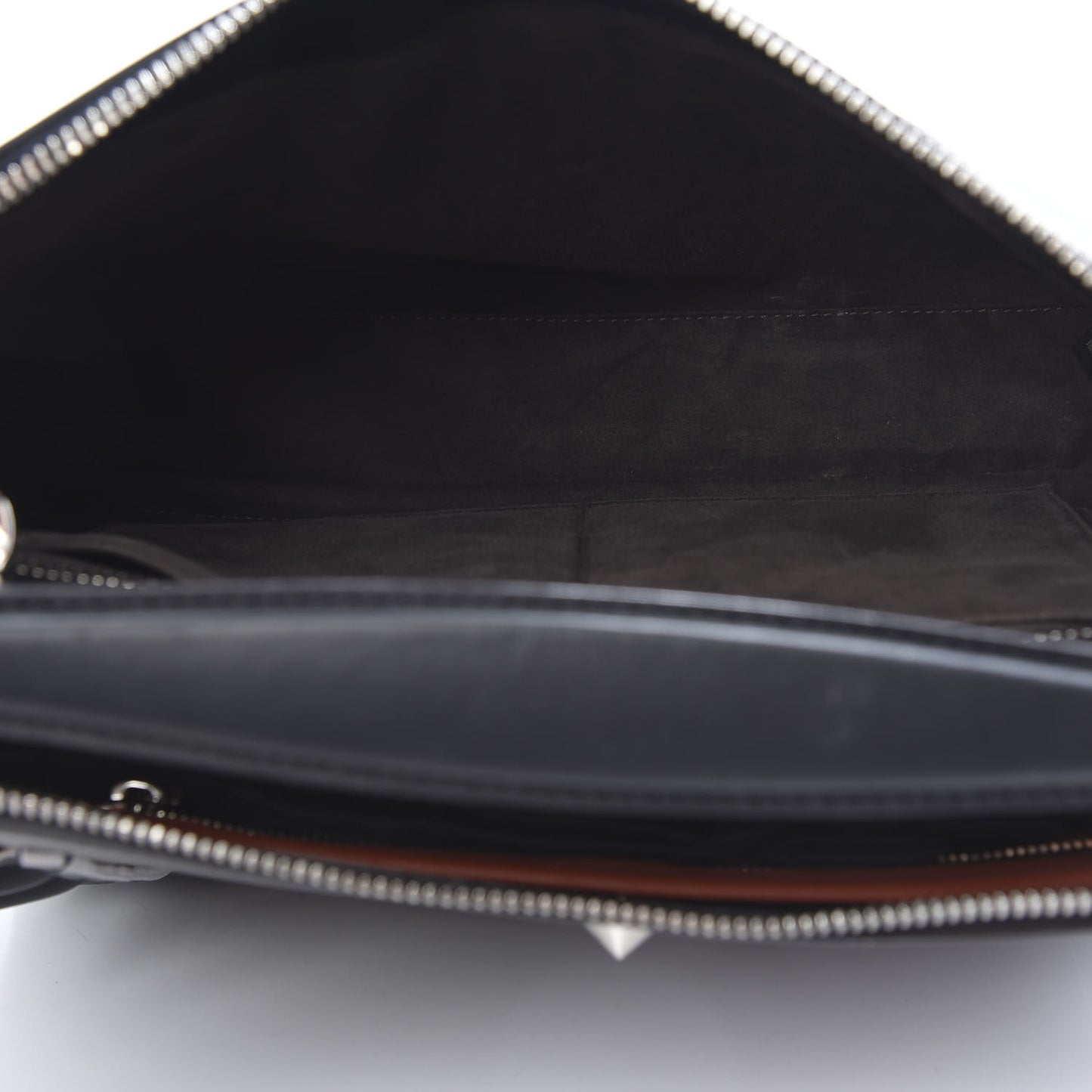 Vitello Baltico Century Dolce Waves DotCom Satchel Black Terracotta