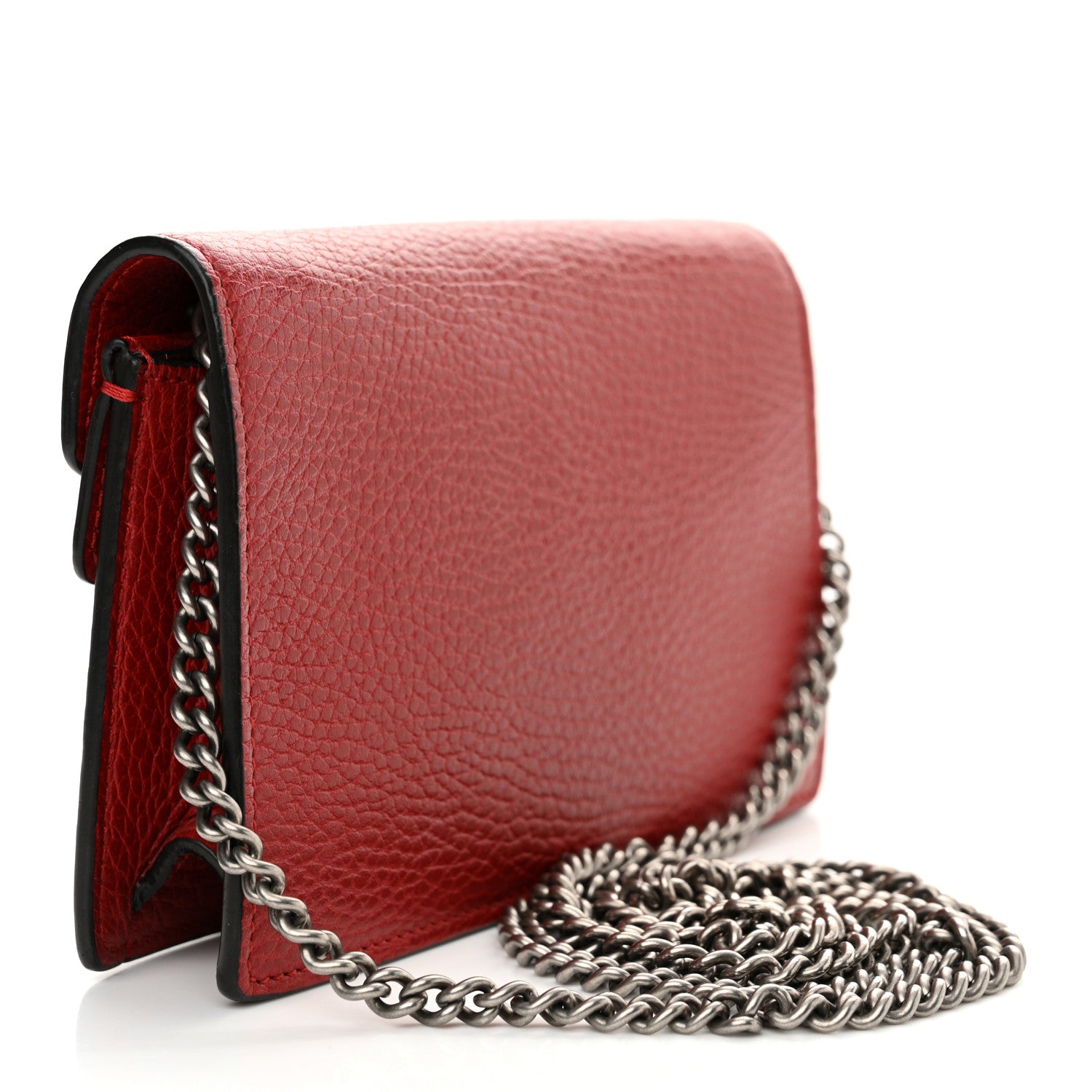 Gucci Calfskin Super Mini Dionysus Shoulder Bag Hibiscus Red 3 of 10