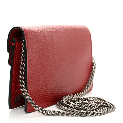 Gucci Calfskin Super Mini Dionysus Shoulder Bag Hibiscus Red 3 of 10