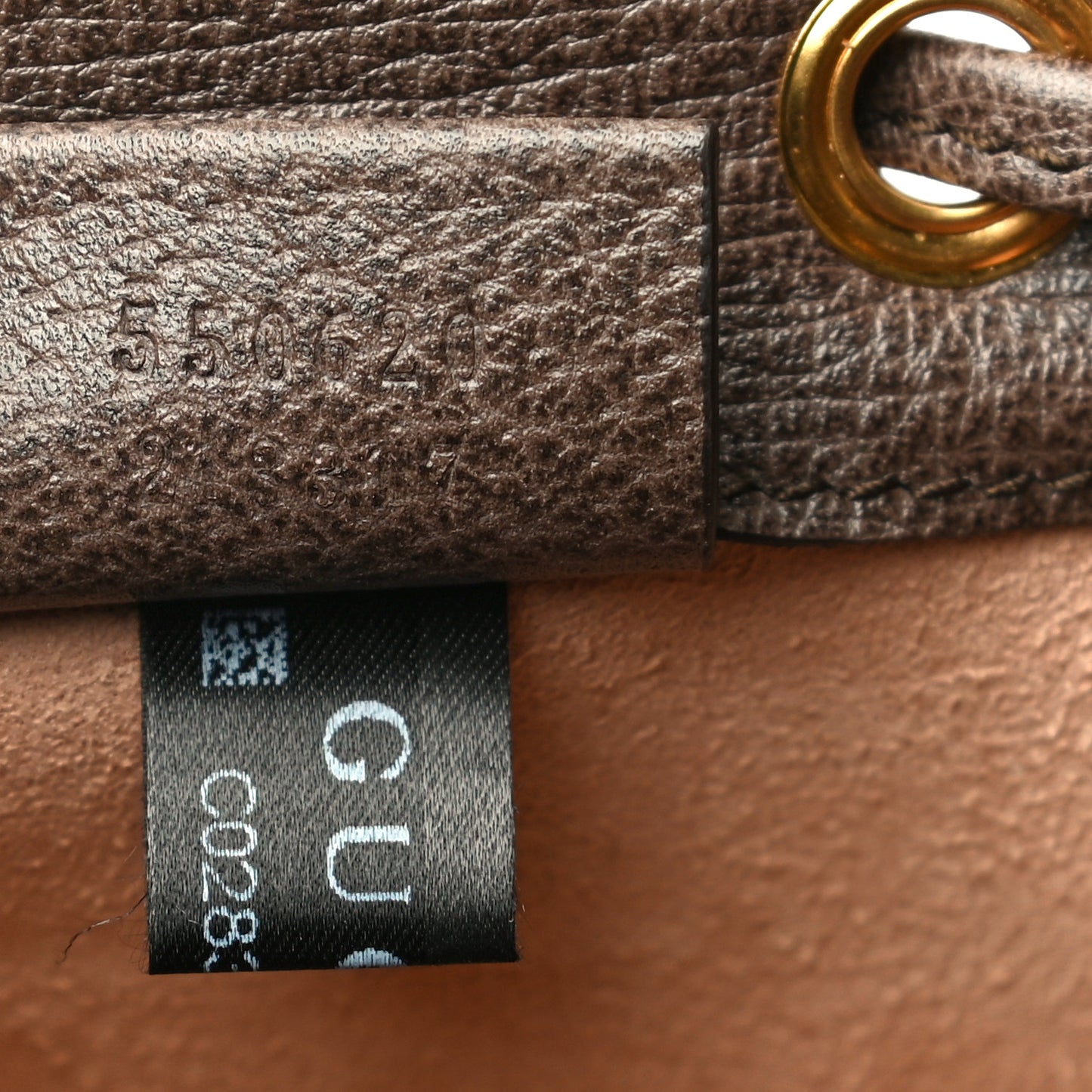 GG Supreme Monogram Web Mini Ophidia Bucket Bag Brown