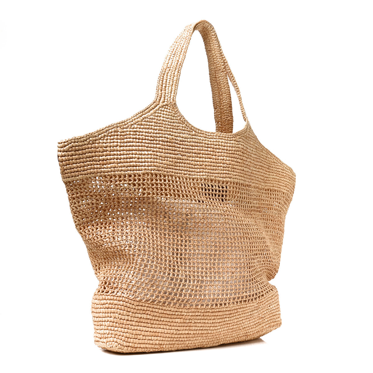 Saint Laurent Raffia Icare Shopping Tote Natural 4 of 11