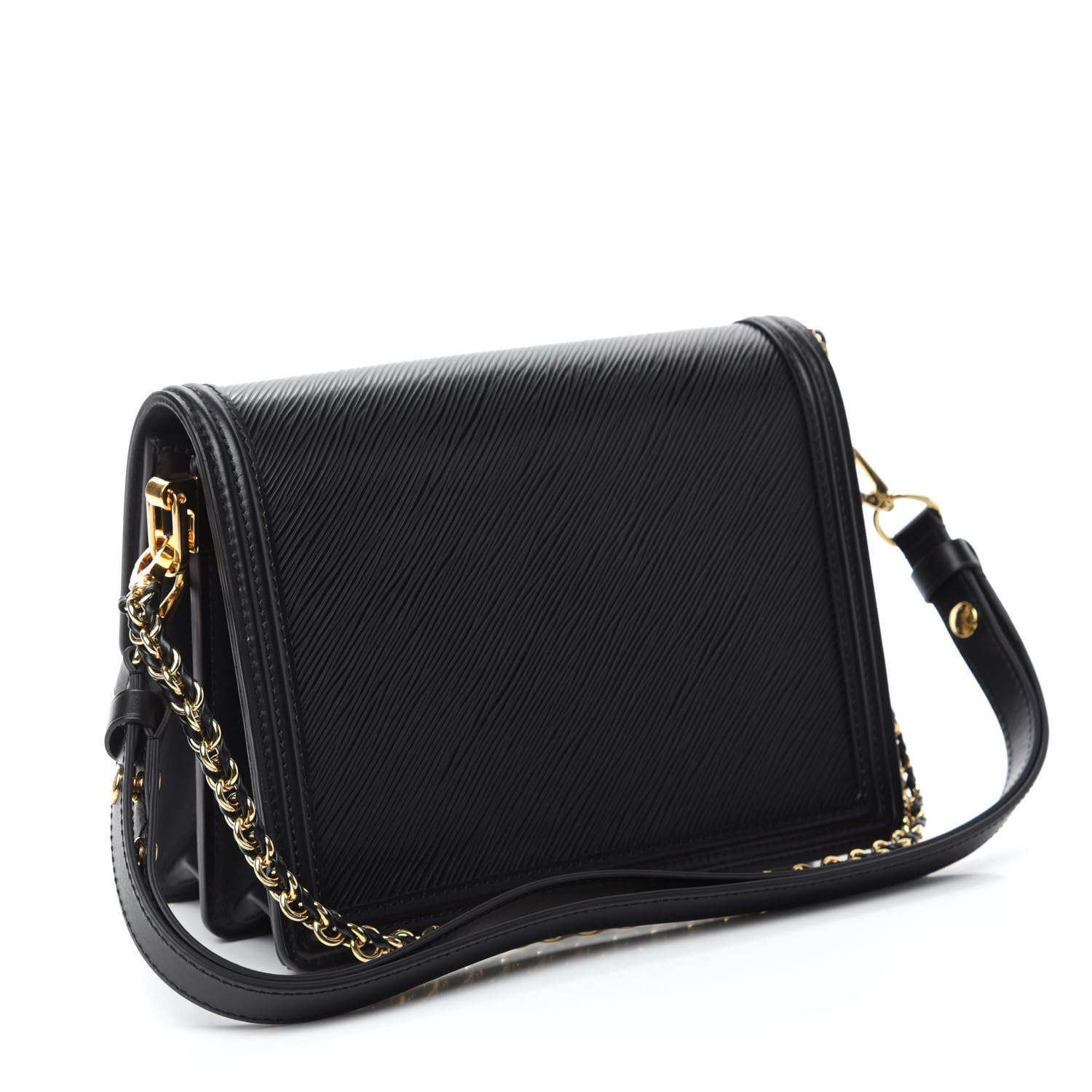 Louis Vuitton Epi Dauphine MM Black 3 of 9