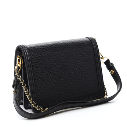 Louis Vuitton Epi Dauphine MM Black 3 of 9