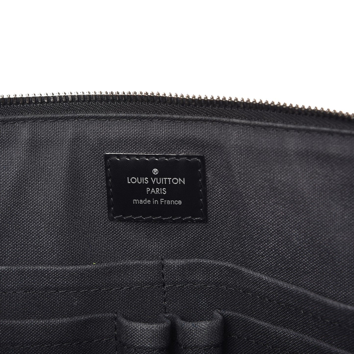 Damier Graphite Porte-Documents Jour