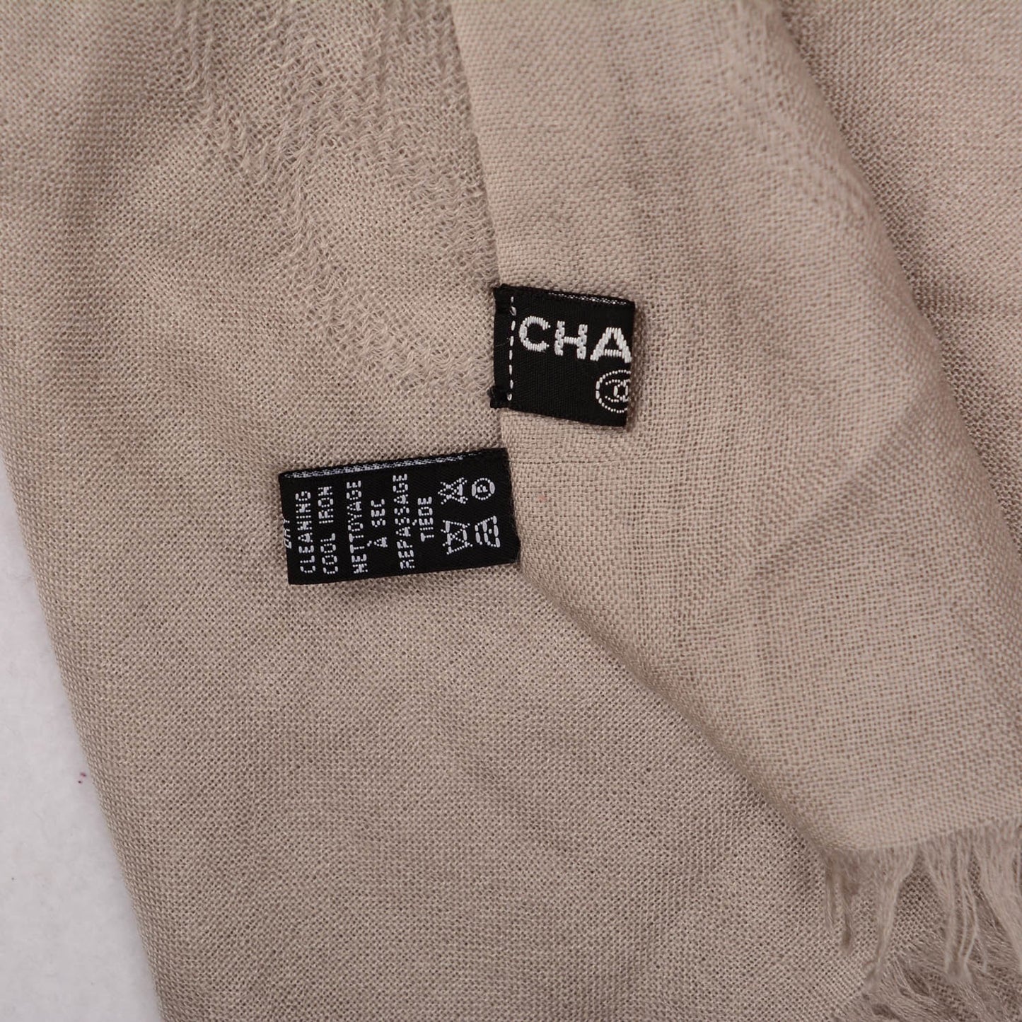 Cashmere Silk Ombre Camellia CC Scarf