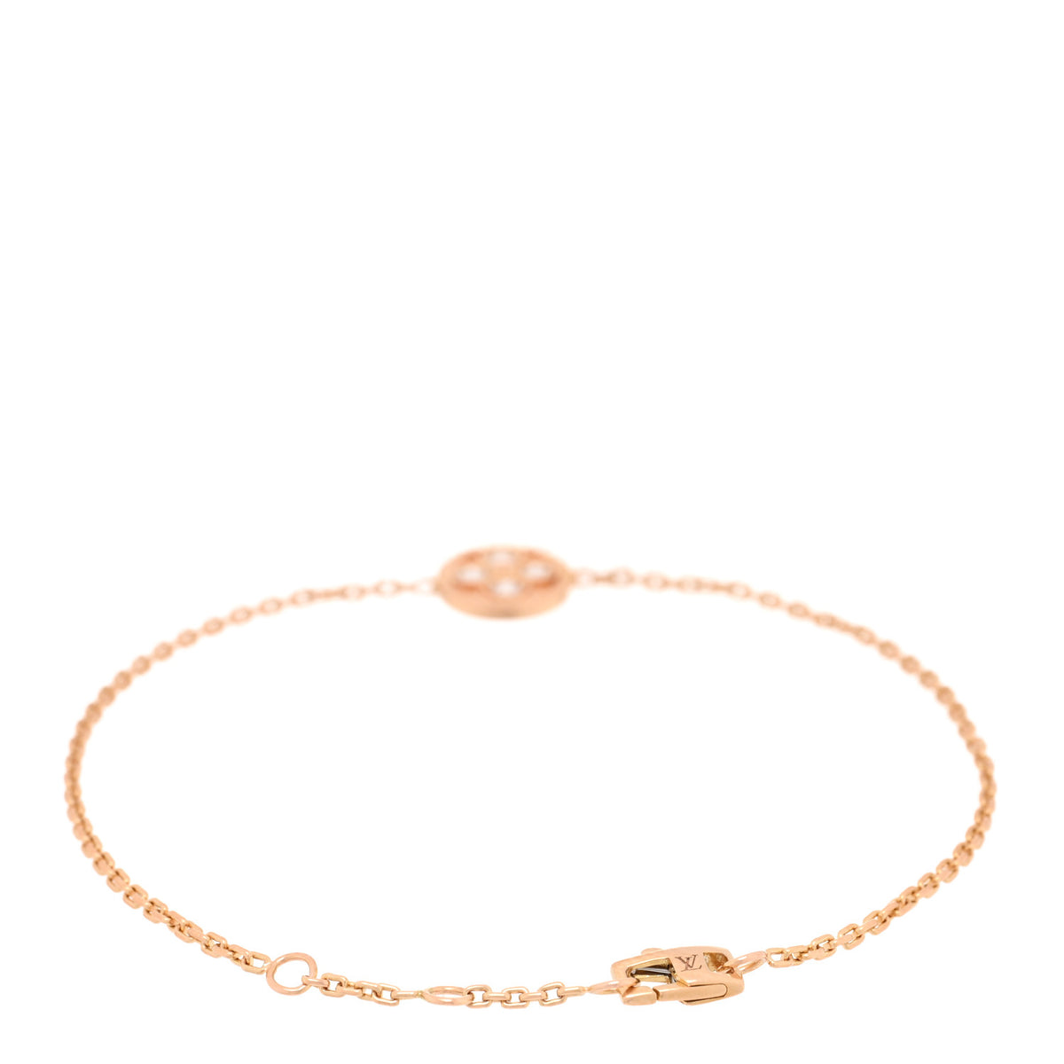 Louis Vuitton 18K Pink Gold Diamond Blossom BB Bracelet 2 of 3