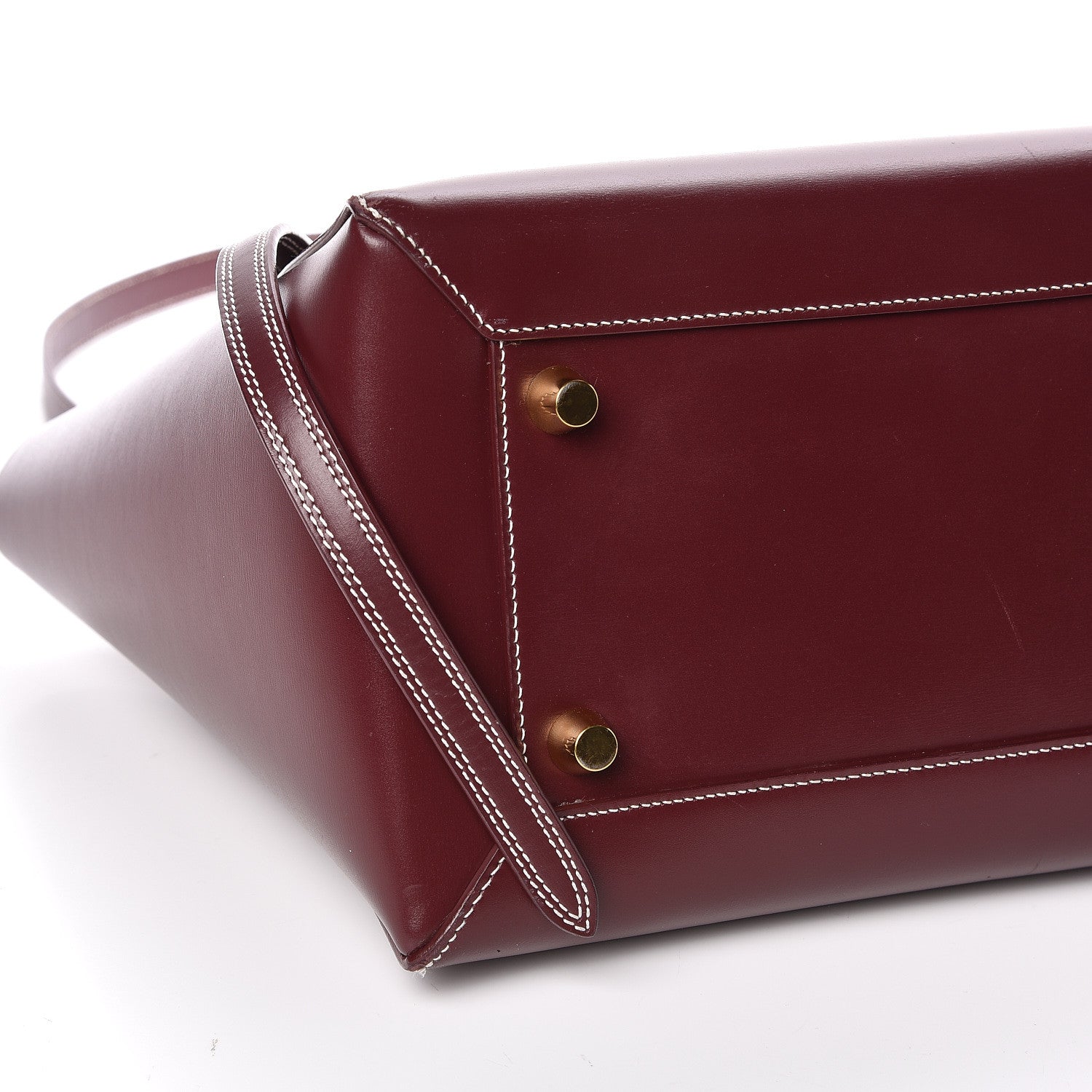 Celine Natural Calfskin Mini Belt Bag Burgundy 8 of 10