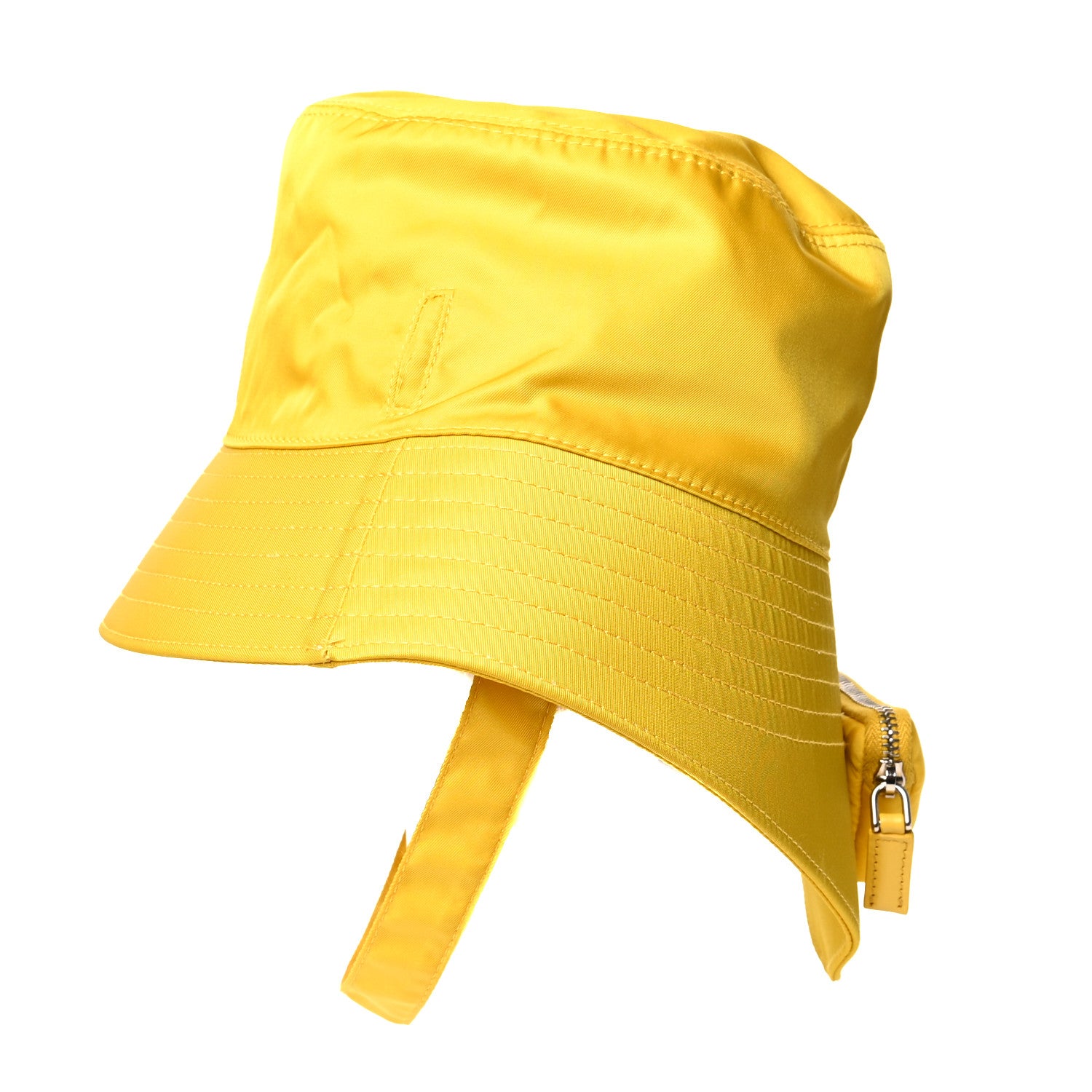 Prada Re-Nylon Mens Multifunctional Bucket Hat L Giallo 6 of 9