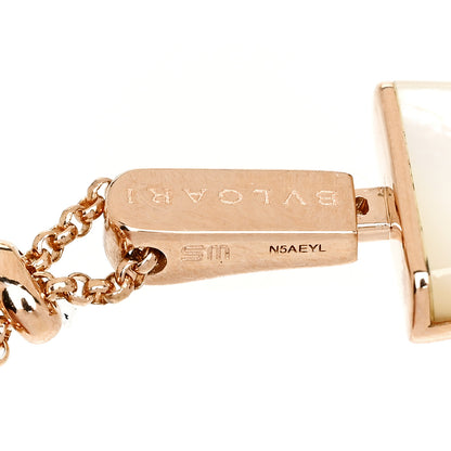 Bulgari 18K Rose Gold Mother of Pearl Diamond Gelati Bracelet SM 5 of 6
