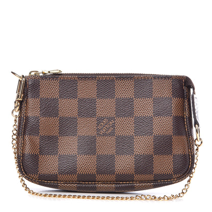 Louis Vuitton Damier Ebene Mini Pochette Accessories 1 of 8