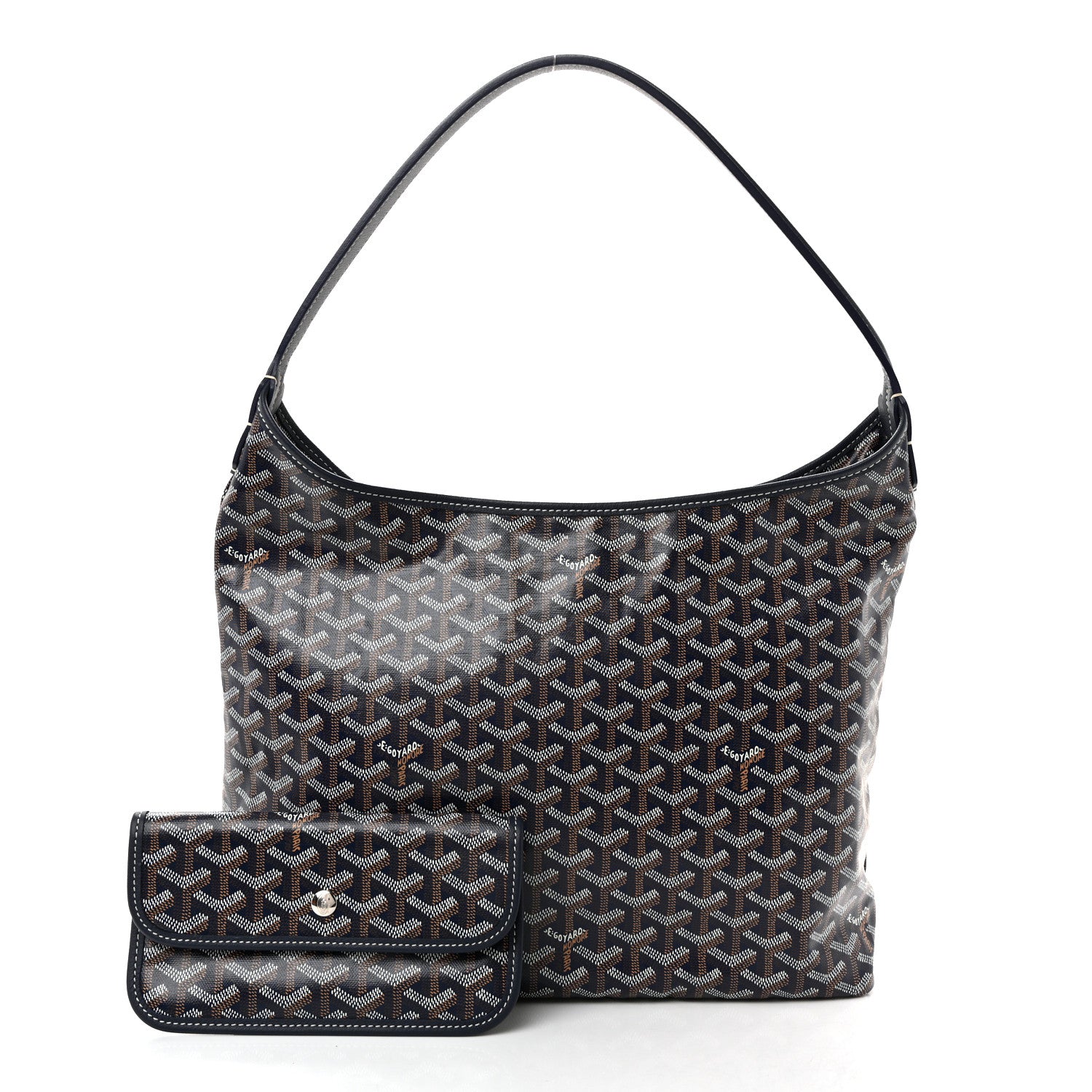 Goyard Goyardine Boheme Hobo Navy Blue 5 of 21