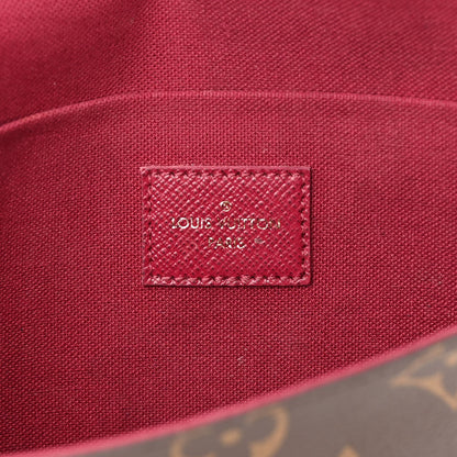 Louis Vuitton Monogram Pochette Felicie Chain Wallet Fuchsia 7 of 17