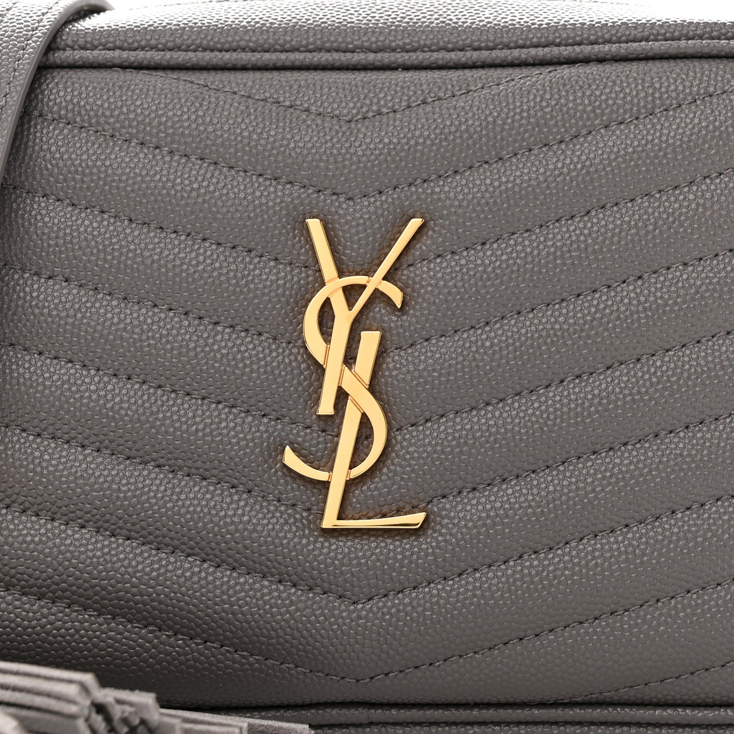 Grain De Poudre Matelasse Monogram Mini Lou Camera Bag Fog