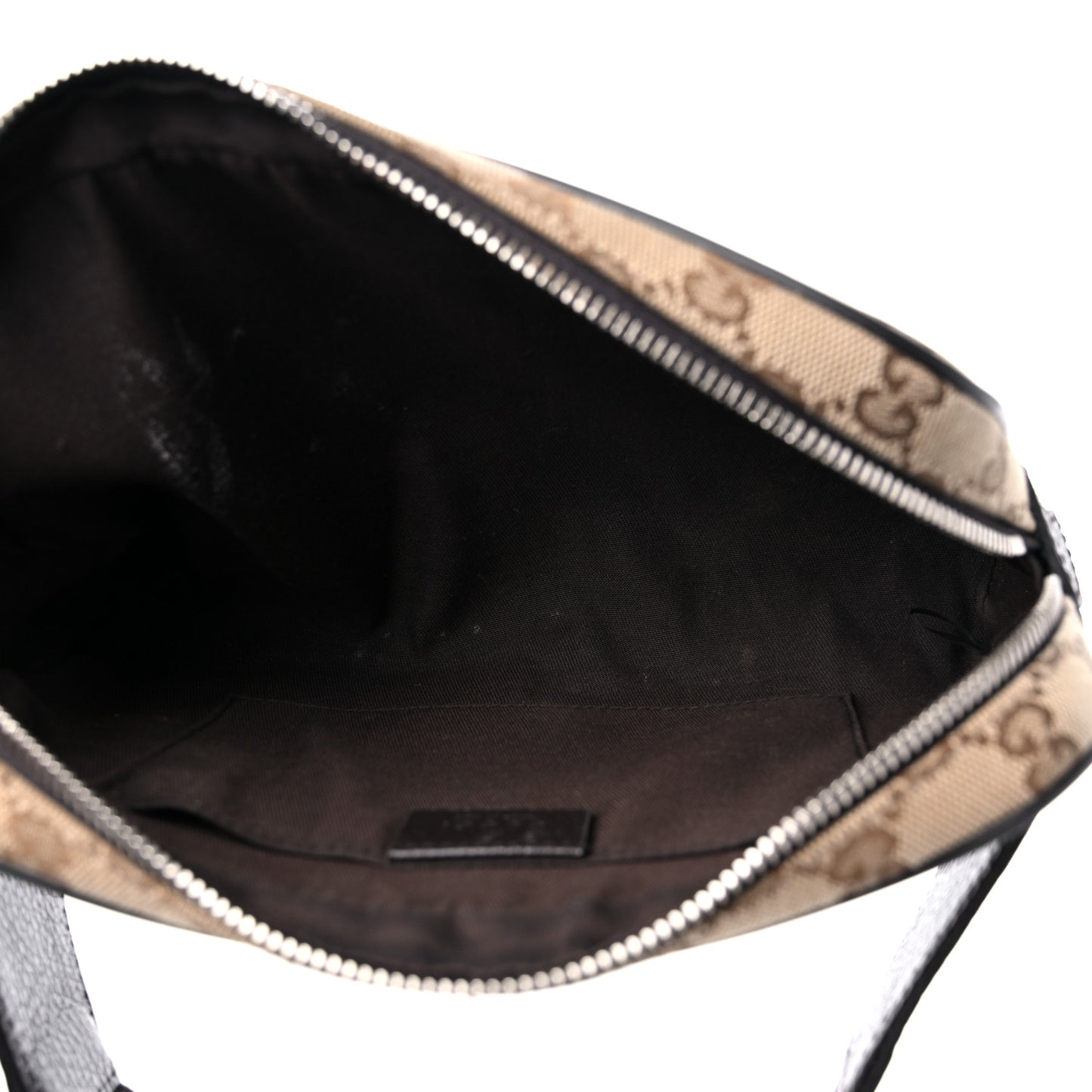 Monogram Dollar Calfskin Belt Bag Beige Ebony Testa di Moro Marrone Scuro