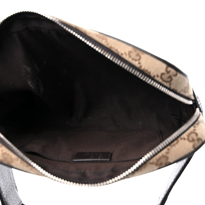 Gucci Monogram Dollar Calfskin Belt Bag Beige Ebony Testa di Moro Marrone Scuro 5 of 15