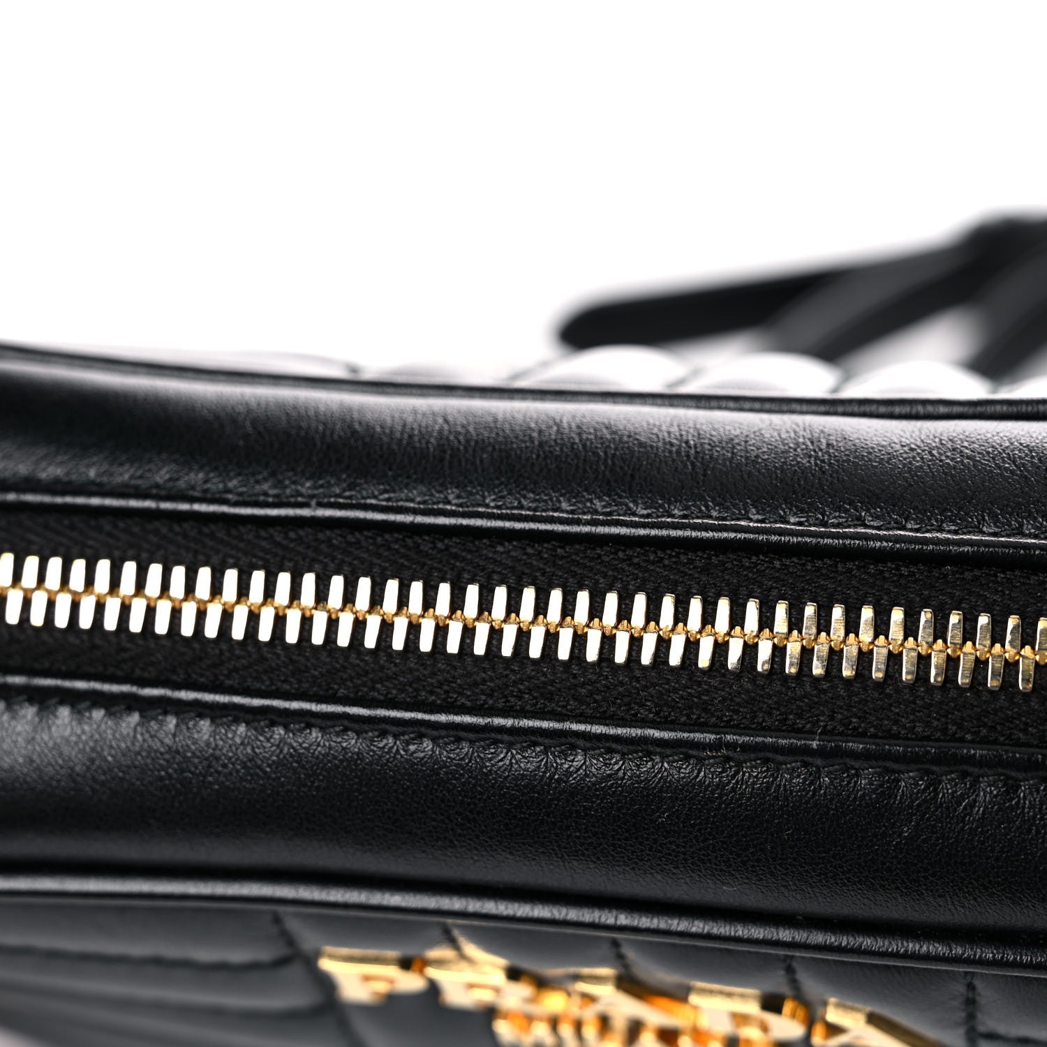 Prada Soft Calfskin Diagramme Crossbody Bag Black 13 of 14