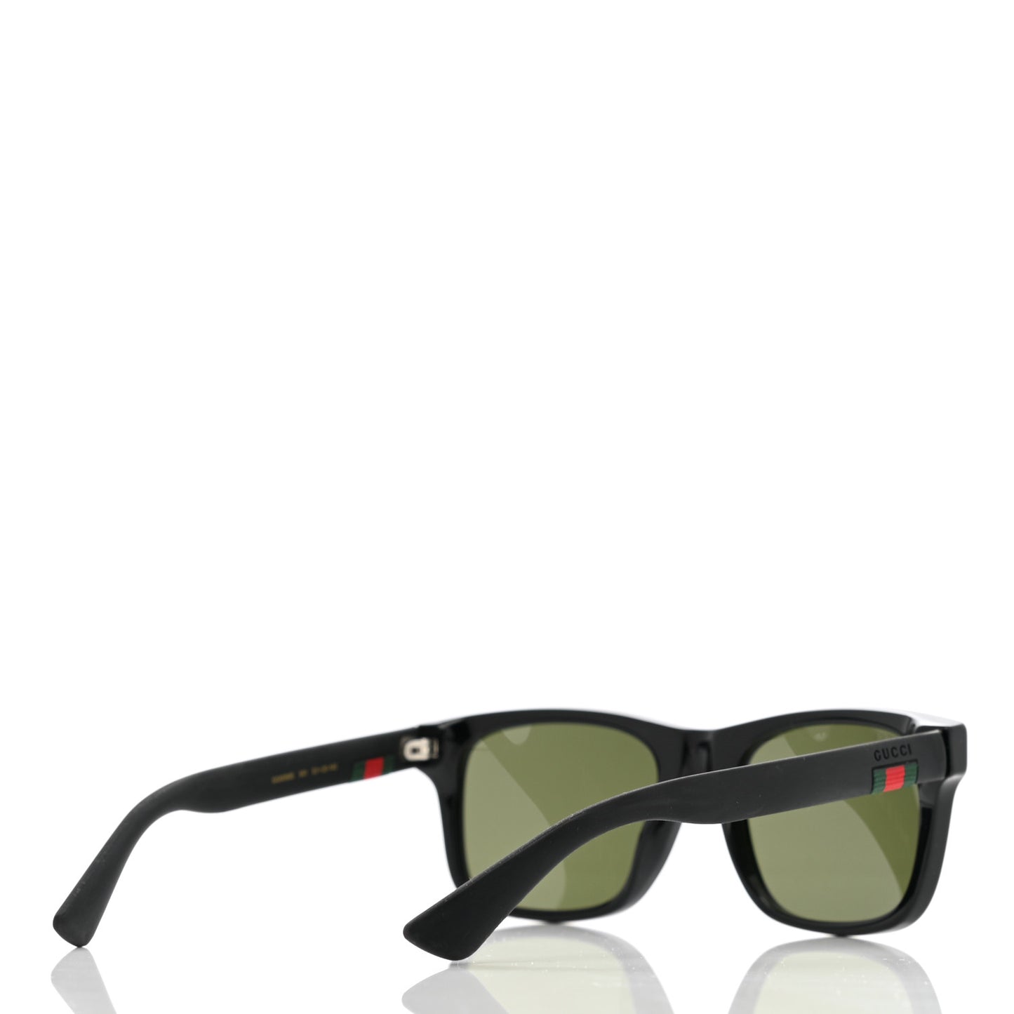 Square Frame Web Sunglasses GG0008S Black