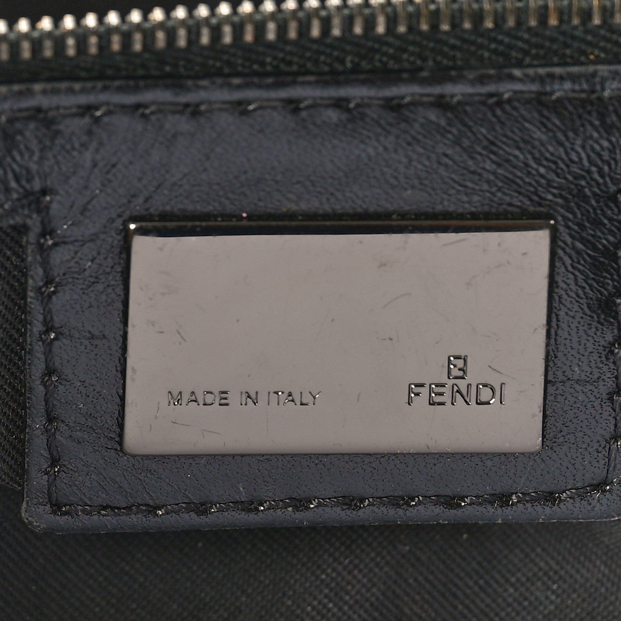 Fendi Zucchino Baguette Black 5 of 10