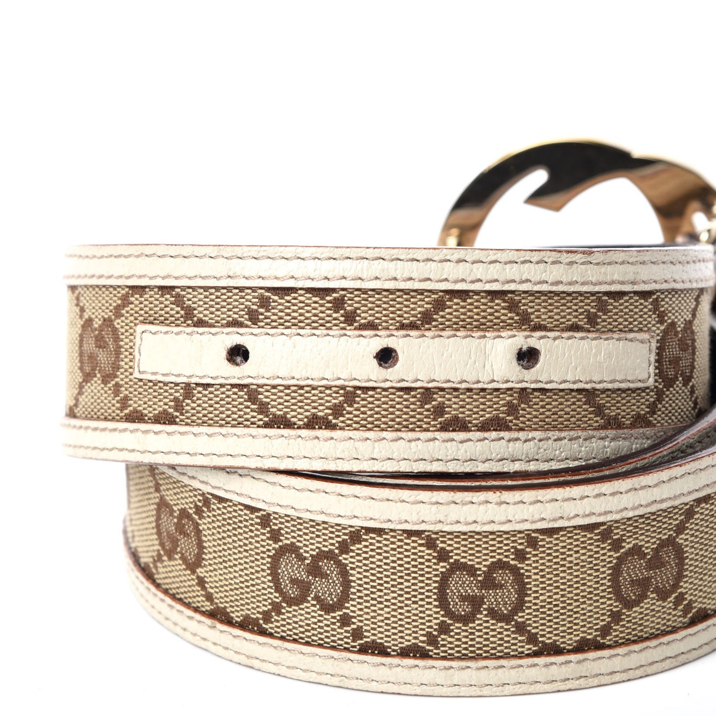 Monogram Interlocking G Belt 95 38 Off White