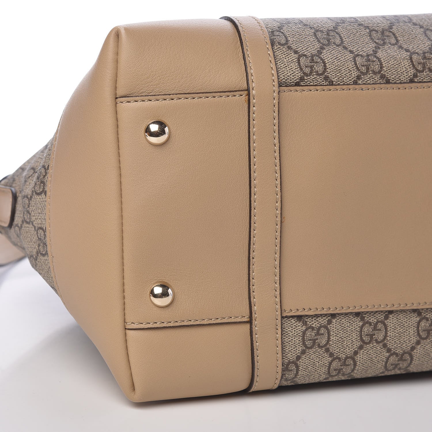 Gucci GG Supreme Monogram Medium Nice Top Handle Dome Bag Beige 8 of 10