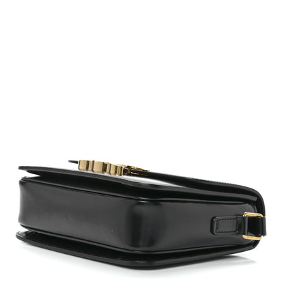 Celine Shiny Calfskin Teen Triomphe Black 10 of 12
