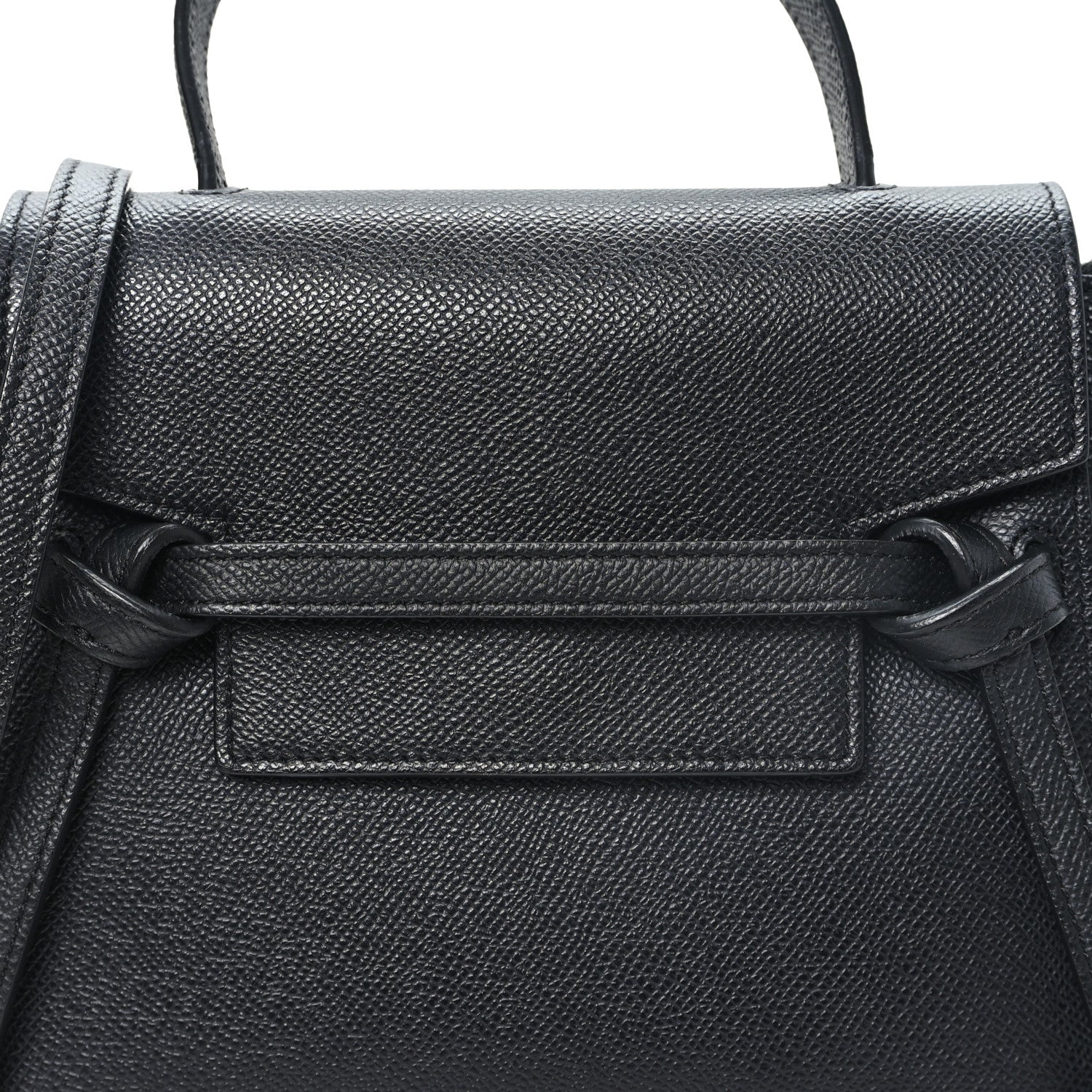Celine Grained Calfskin Nano Belt Bag Black 7 of 10