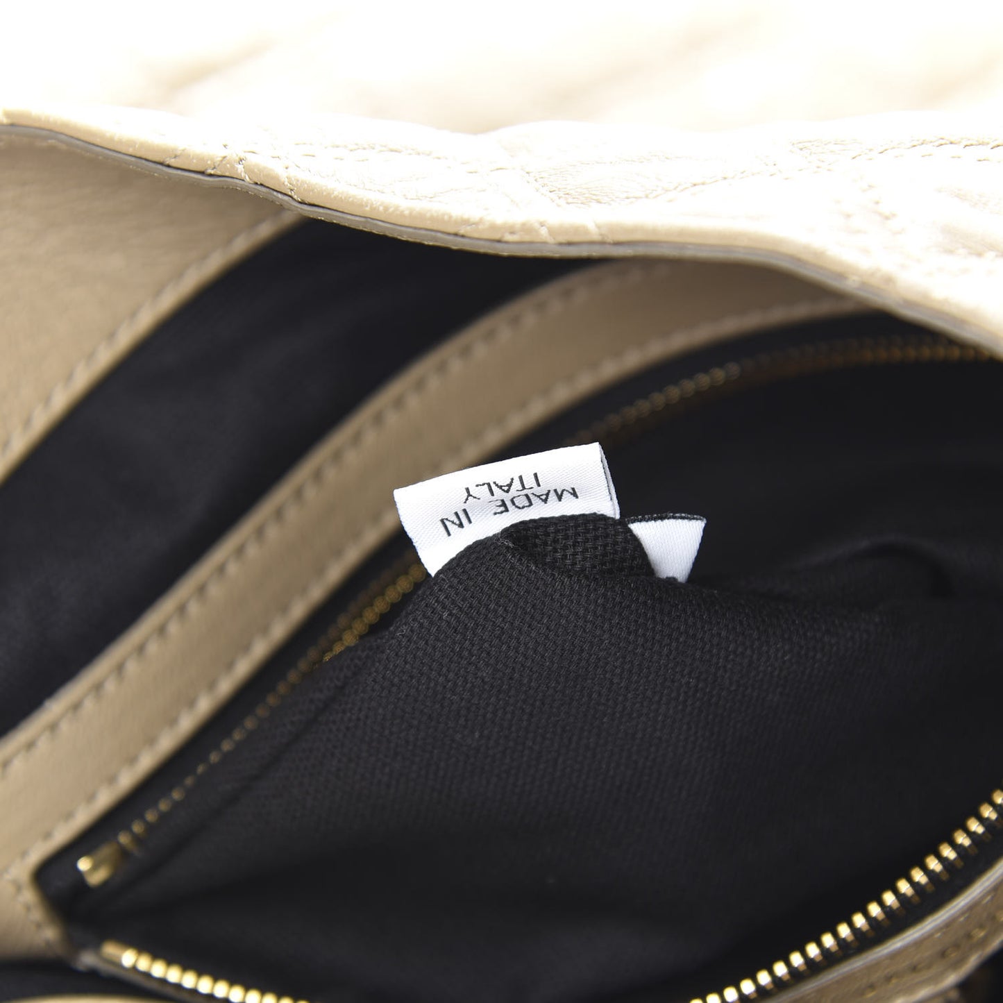 Calfskin Quilted Julie Tote Clay