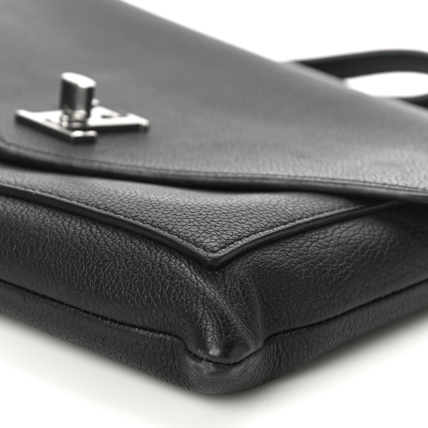 Soft Calfskin My Lockme Pochette Black