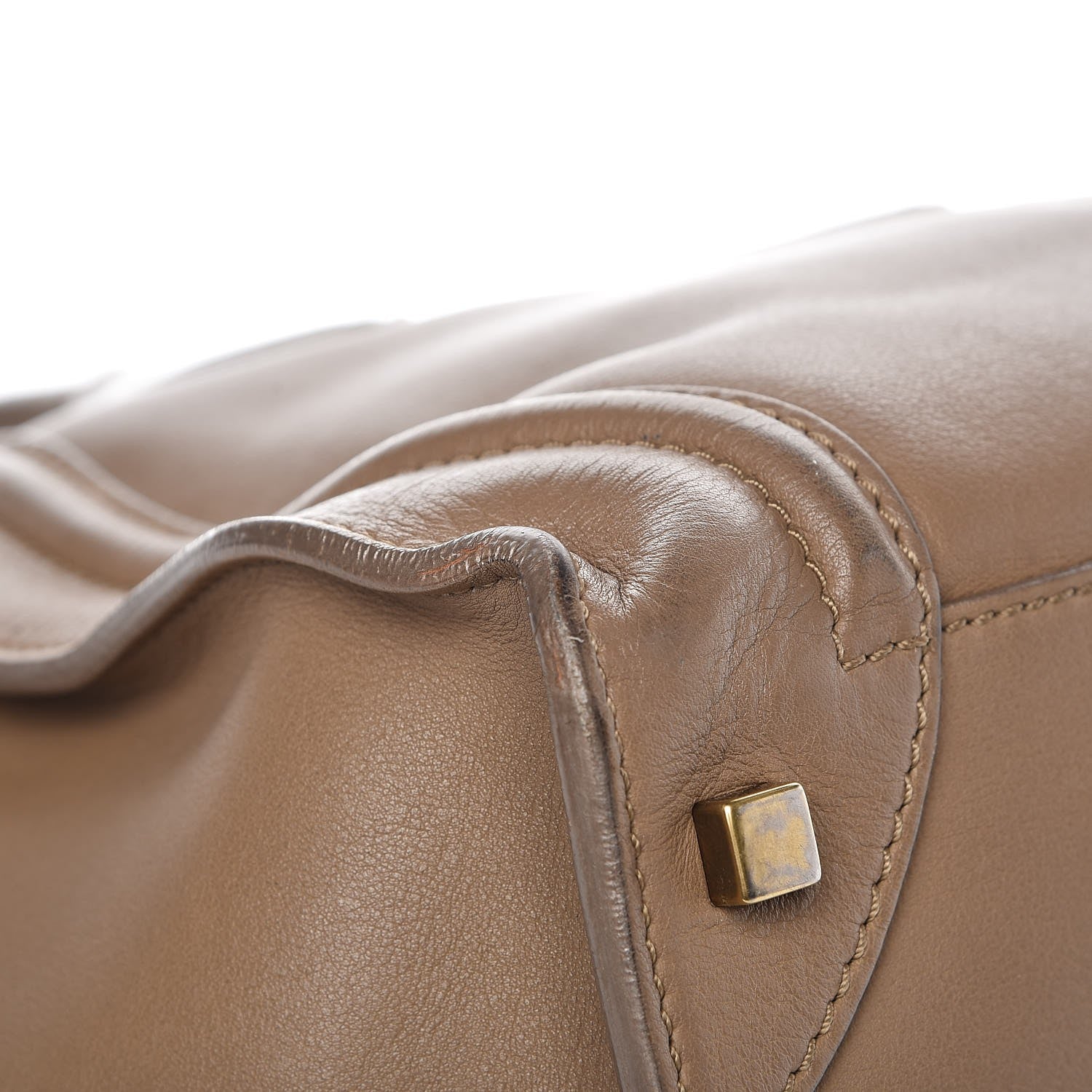 Celine Smooth Calfskin Mini Luggage Camel 10 of 17