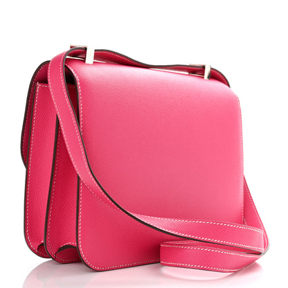 Hermes Epsom Constance 24 Rose Tyrien 3 of 11