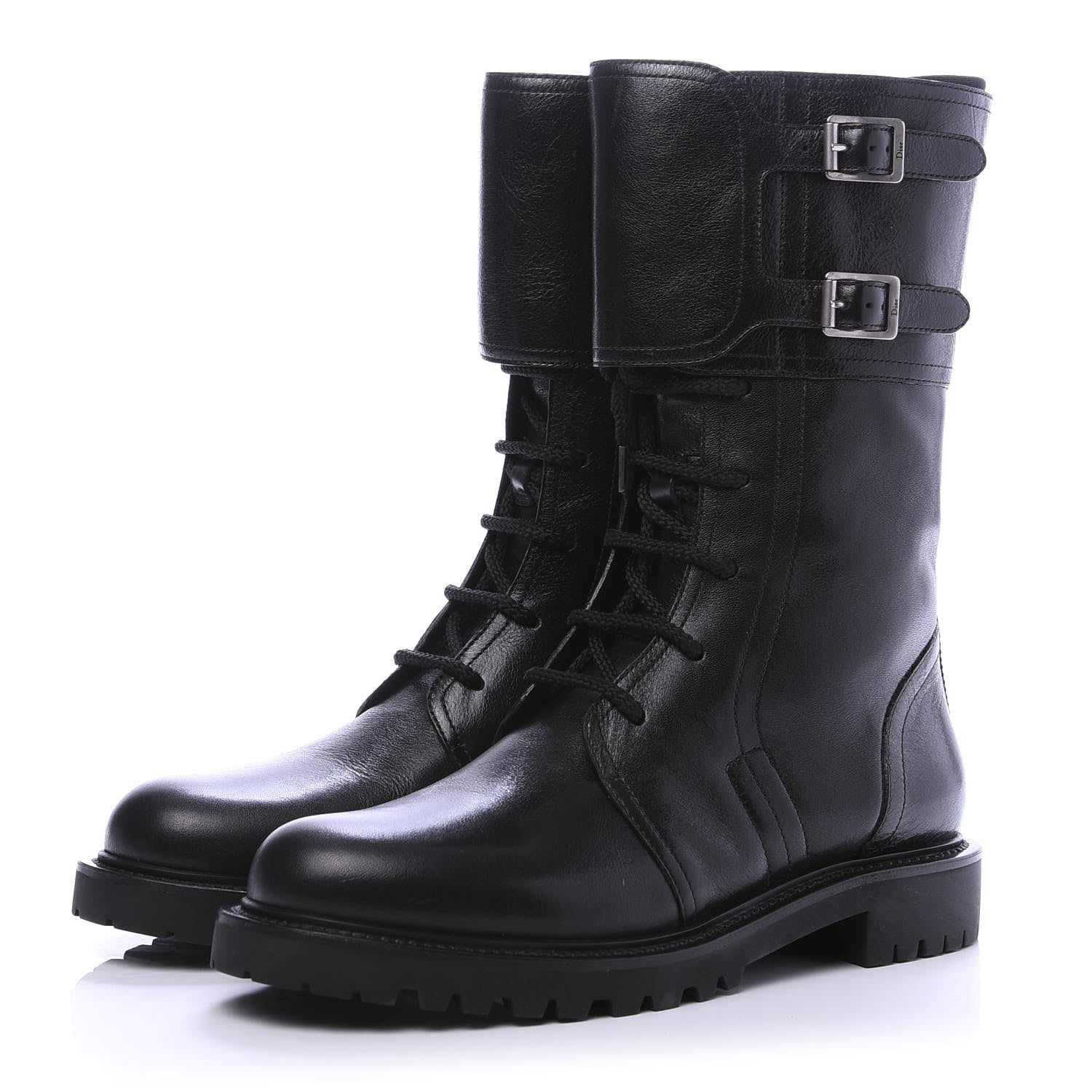 Christian Dior Calfskin Ground Low Boot 39 Black 3 of 9