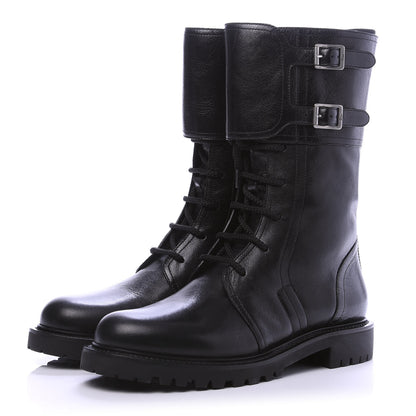 Christian Dior Calfskin Ground Low Boot 39 Black 3 of 9